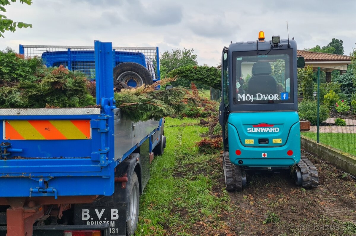 Zemné, výkopové a záhradné práce - 4