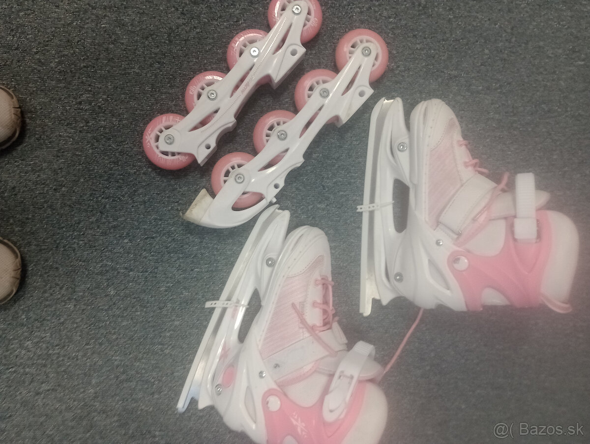 Dievčenské korčule veľkosť 34-37 - 4