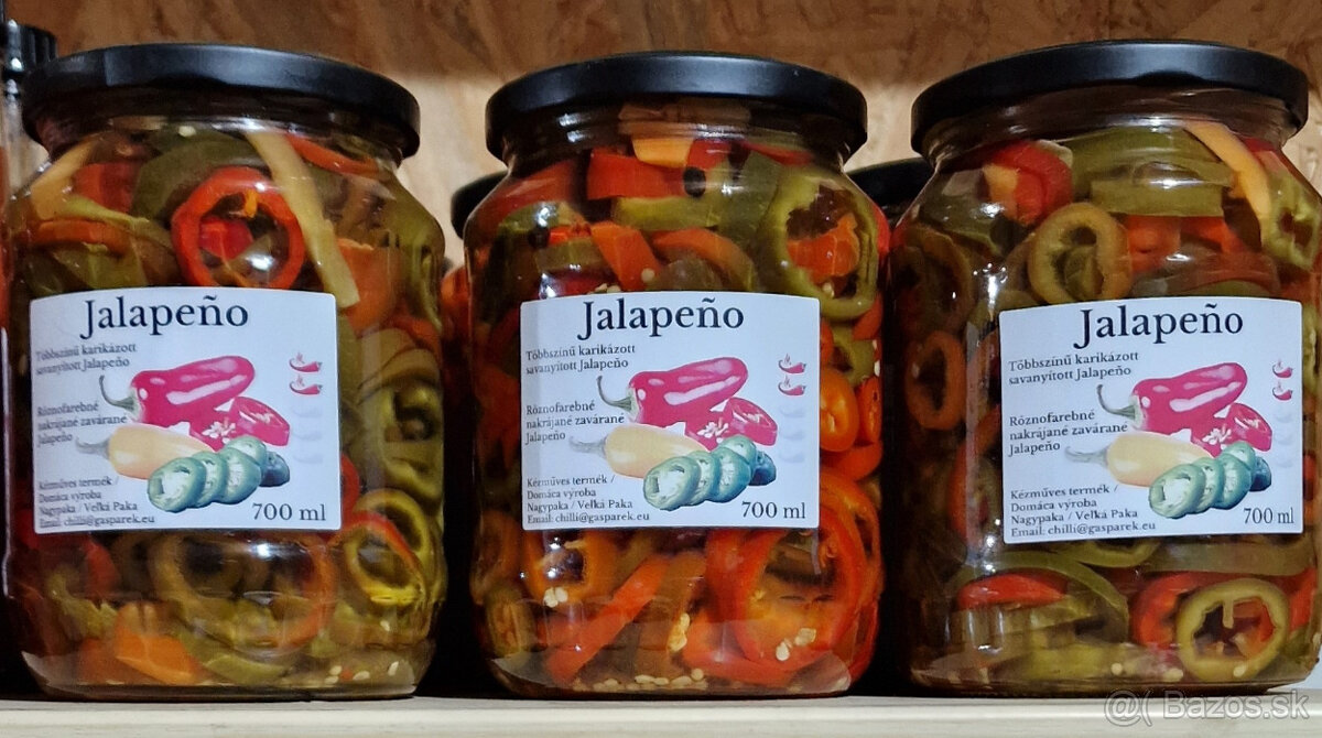 Na predaj domáce Chilli omáčky, chilli pasta, jalapeno - 4