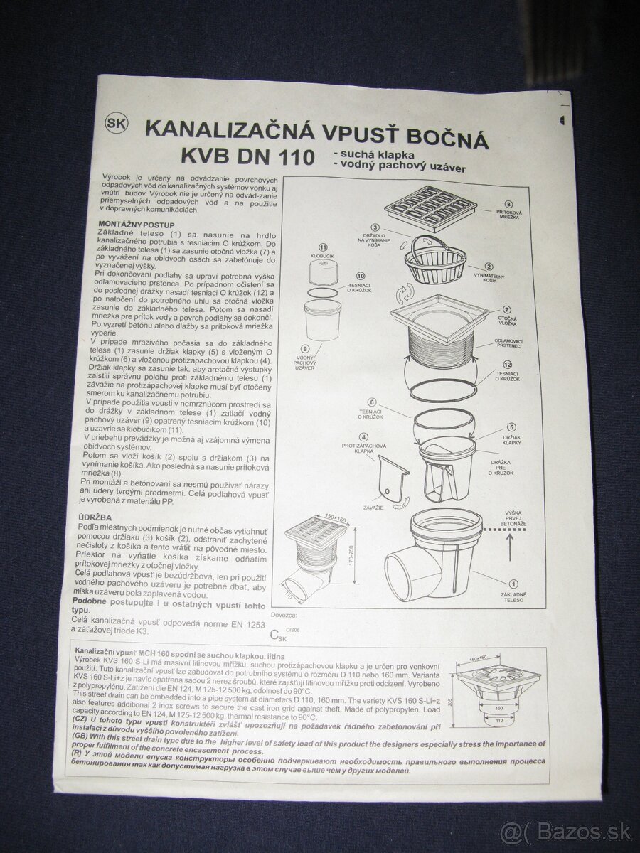 Kanalizacna vpust bocna - 4
