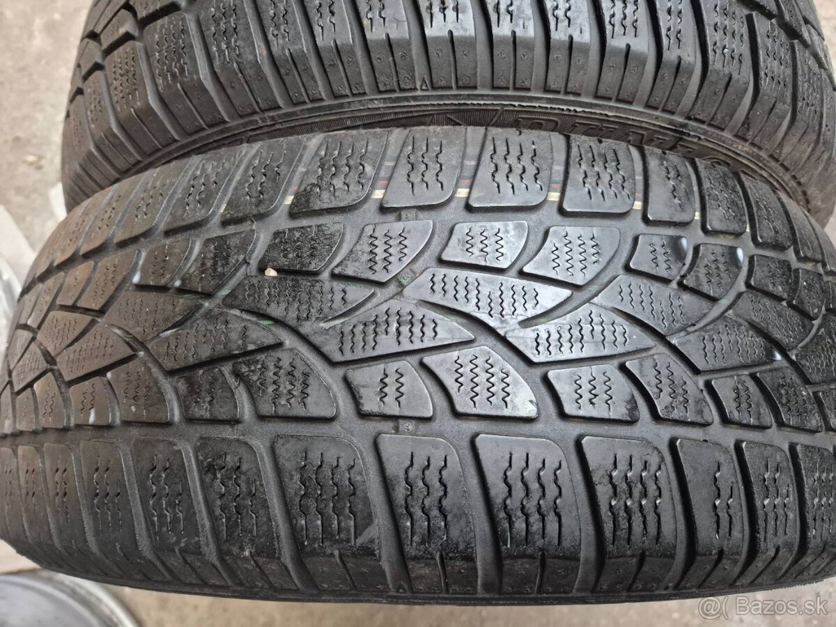 205/60 r16 zimné 4 ks DUNLOP dezén 7-6,4 mm DOT2019 - 4