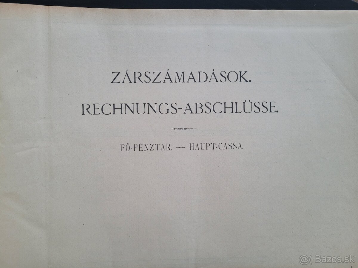 Inventár hlavného mesta Bratislava 1895-1899 rare - 4