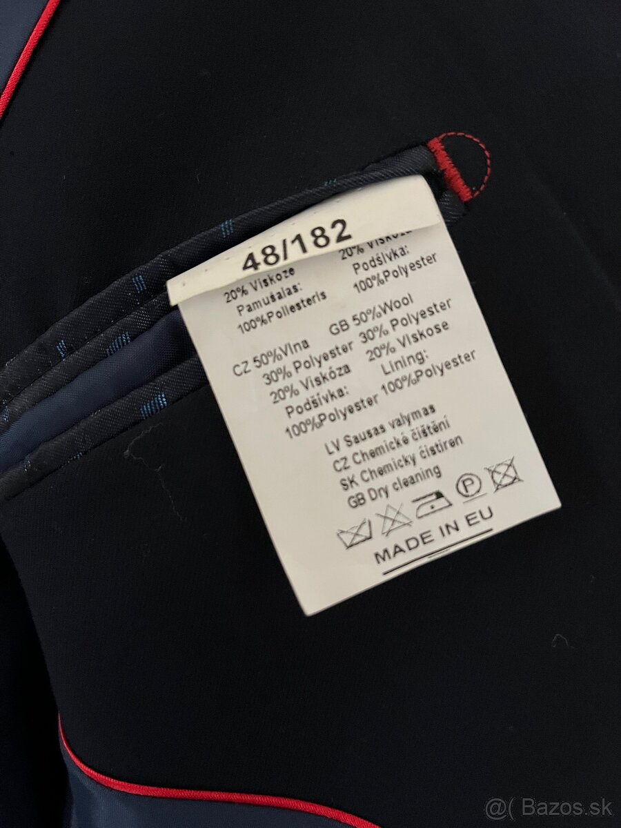 Predám pánsky oblek veľkosť 48/182 - 4