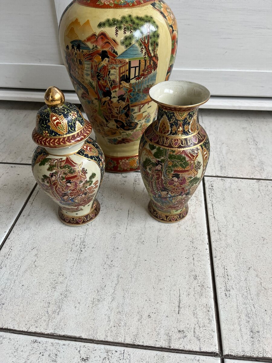 Činsky porcelan vazicky - 4