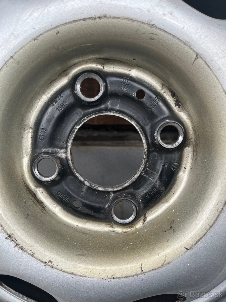 Kolesá s diskami R13 5,5 jx vw - 4