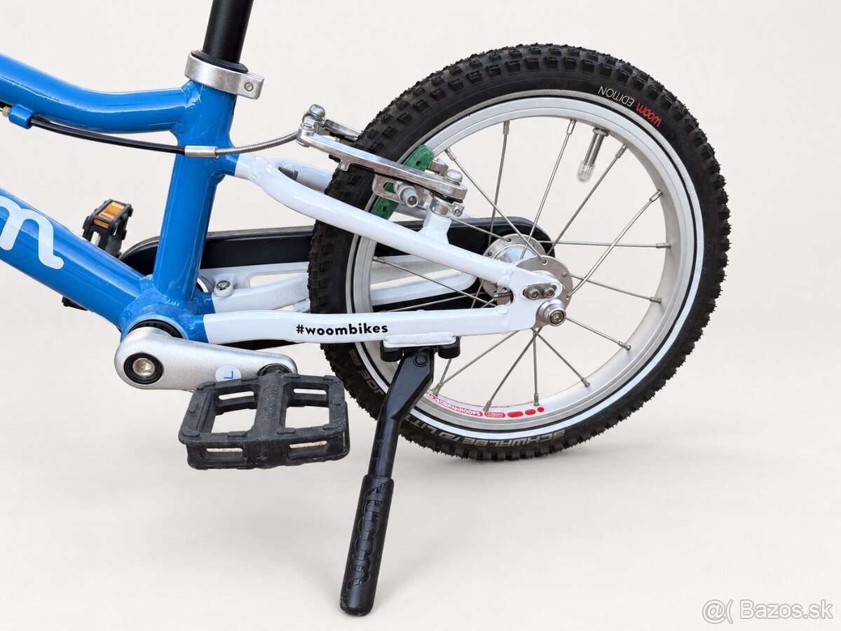 Detský bicykel WOOM 2 – 14″, modrý - 4