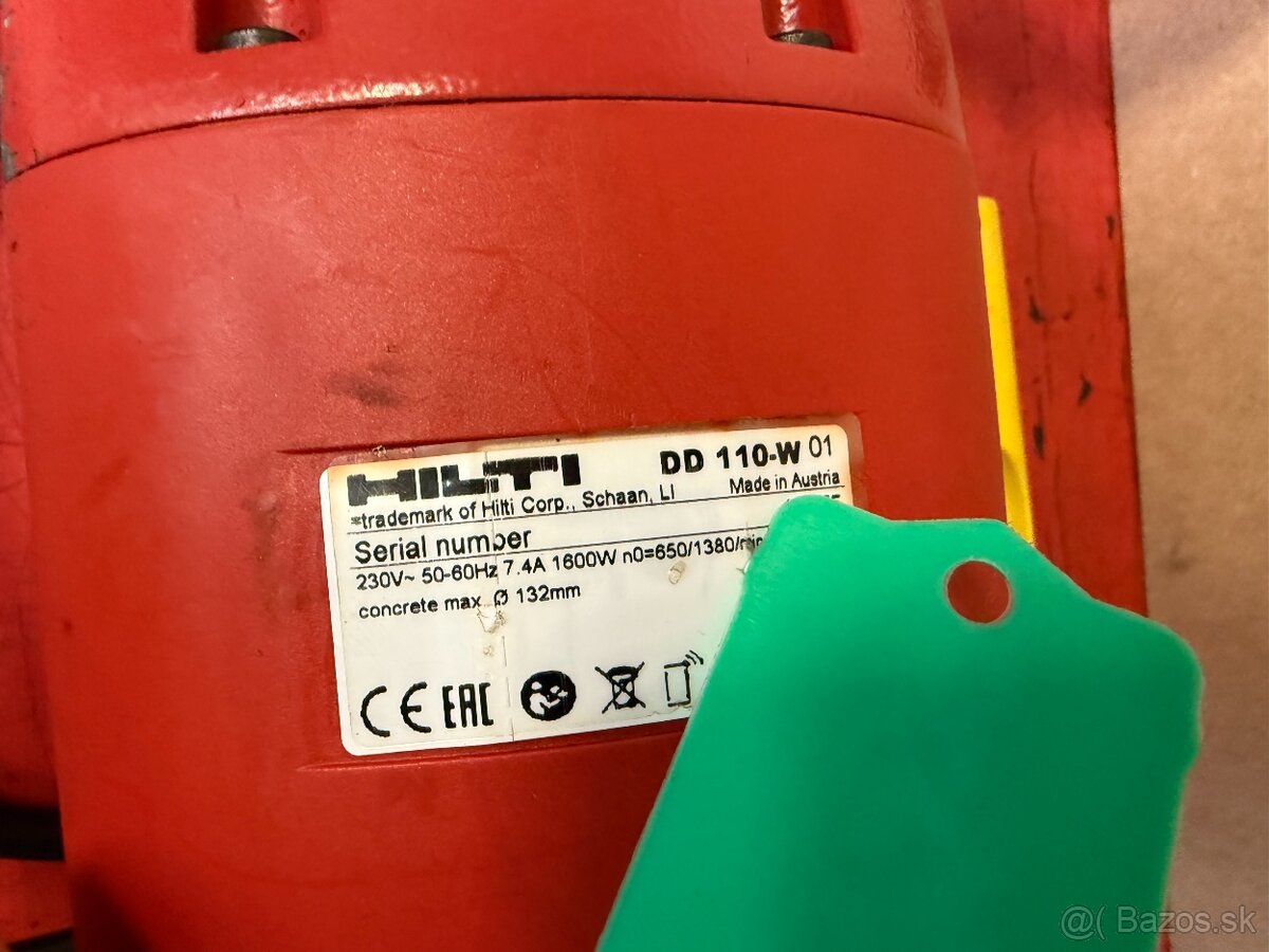 Hilti DD 110-W profesionálna jadrová vŕtačka - 4