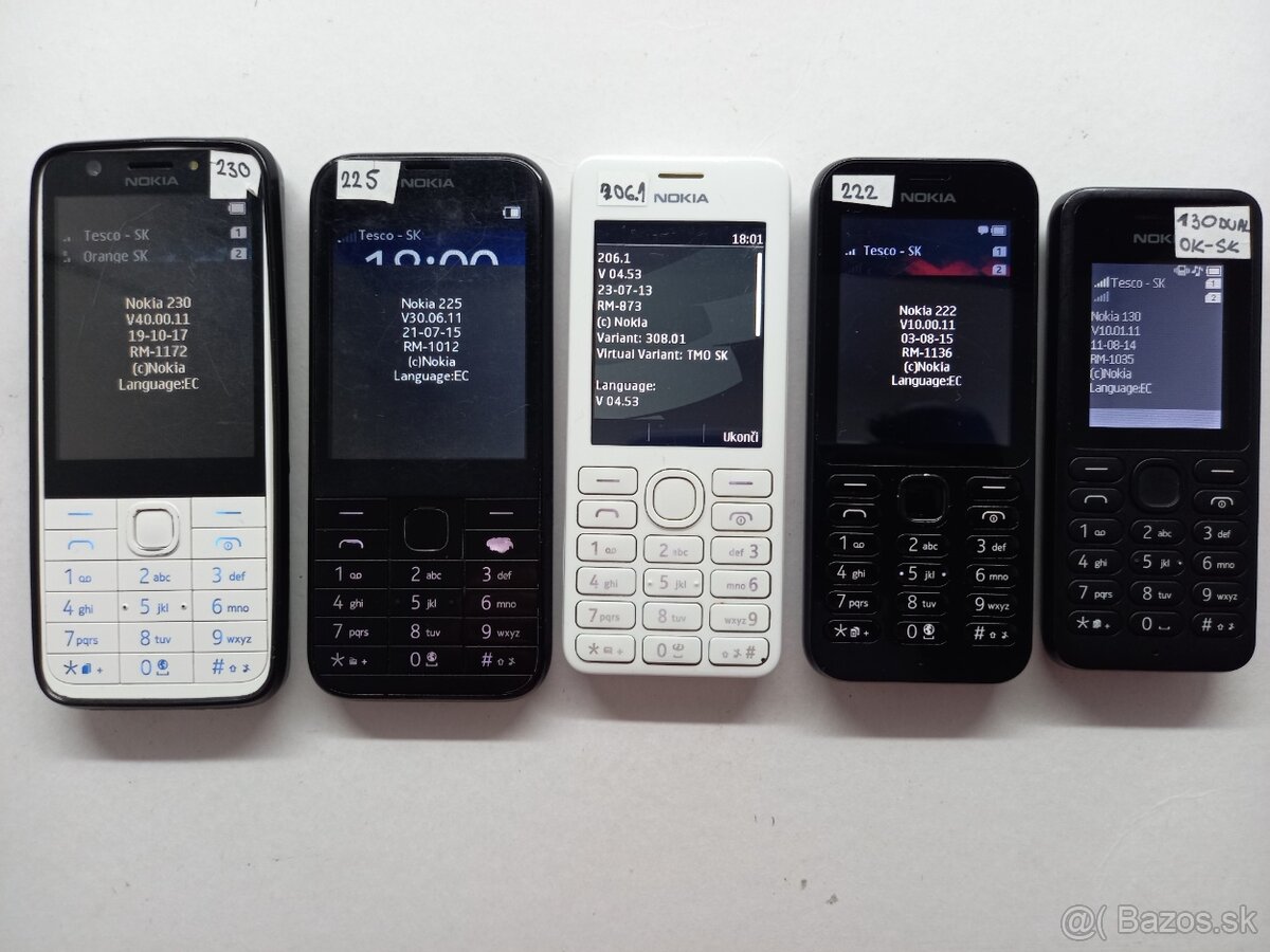 NOKIA Klasické tlačitkové - 4