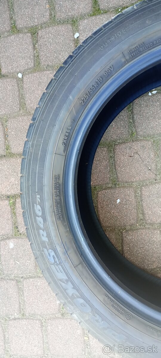 Ponúkam letné pneu 225/55 R19 99V Toyo Proces R46a - 4