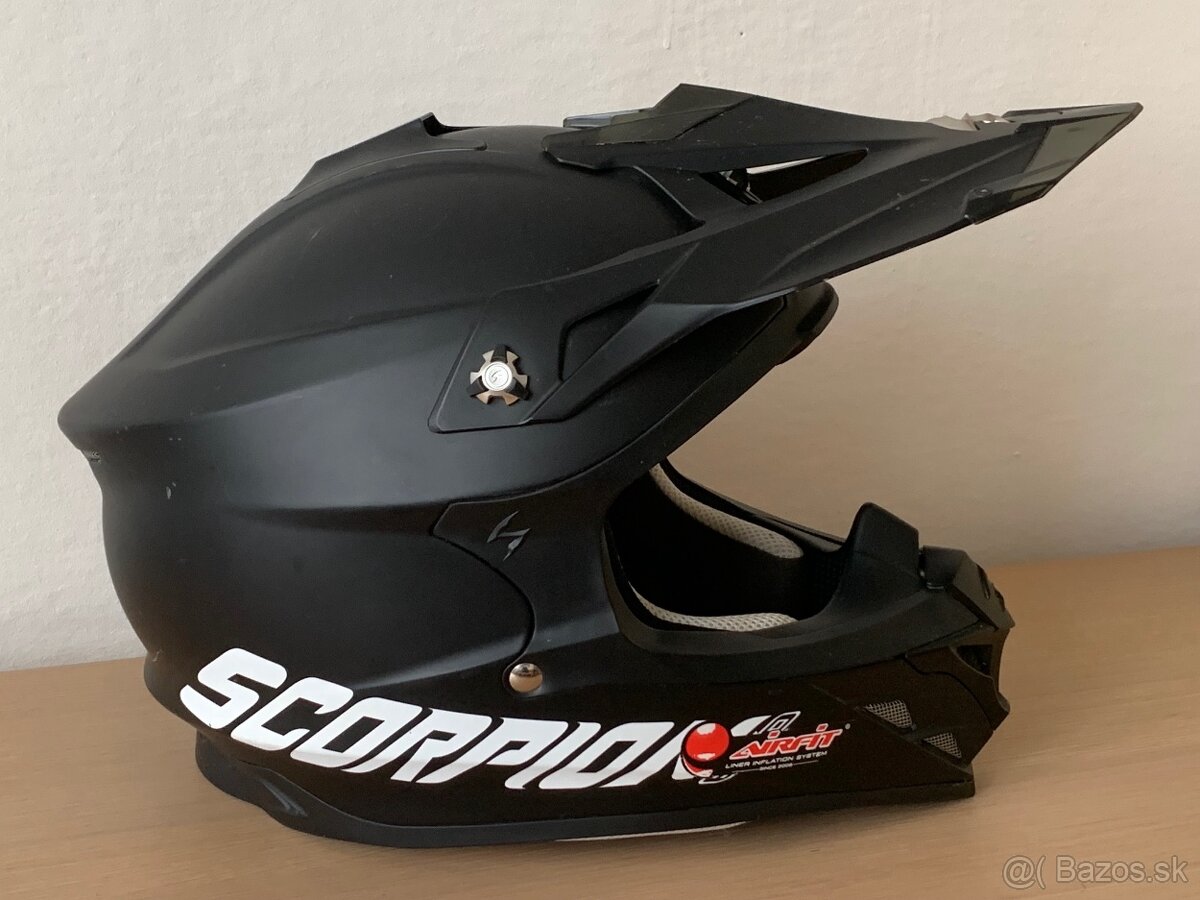 Enduro Motocross přilba helma Scorpion brýle Arnette - 4