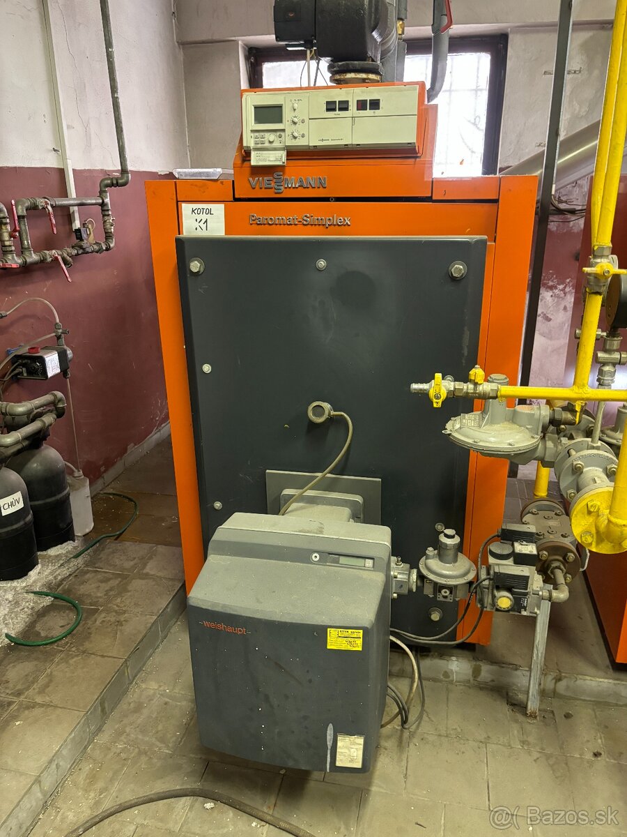 Plynový kotol VIESSMANN Paromat Simplex s horákmi Weishaupt - 4