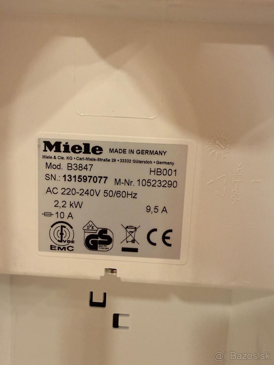 Zehliaci system Miele - 4