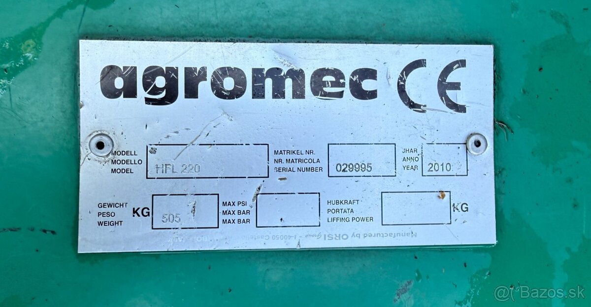 Mulčovač 220 cm - 4