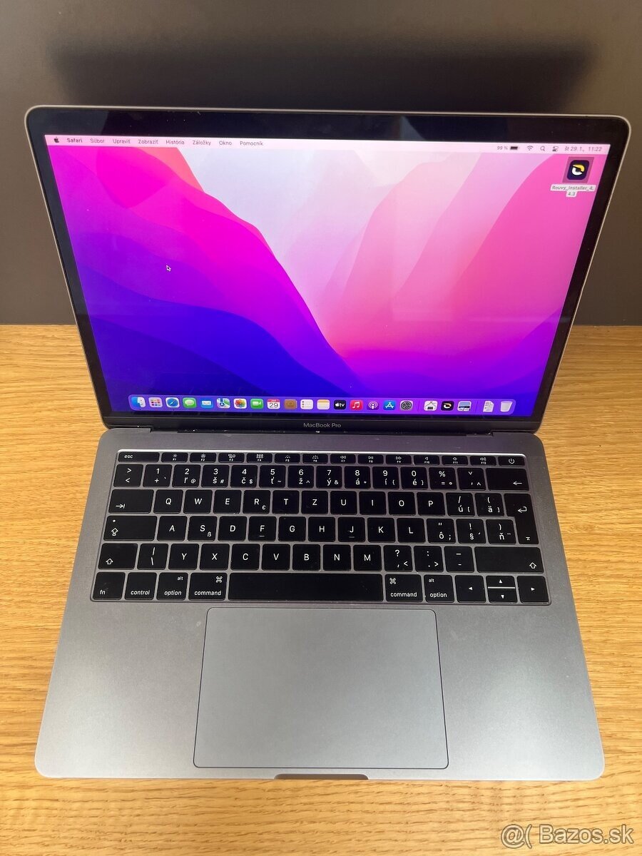 Predám MacBook PRO 13, 2016, i5, 8GB/256GB, 113 cyklov, - 4