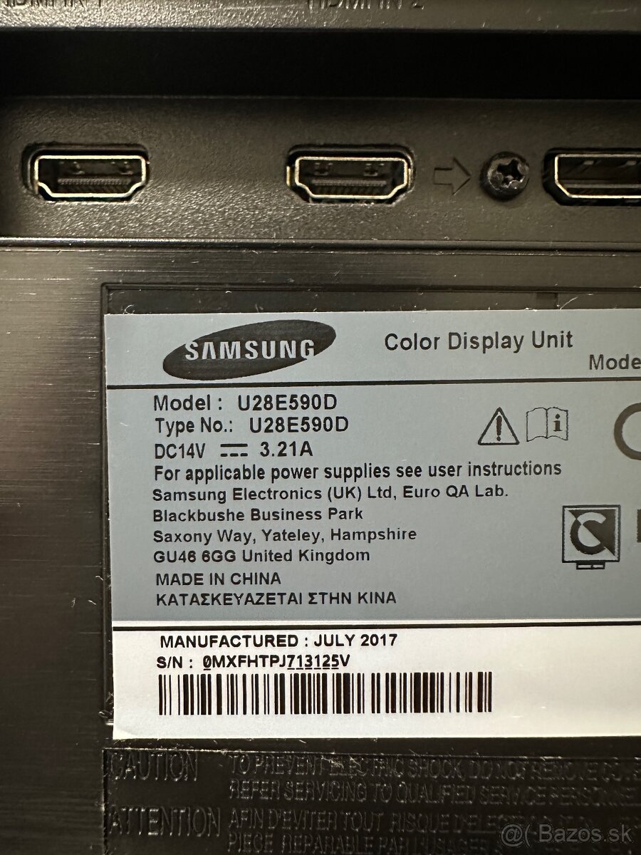 Monitor Samsung U28E590D - 4