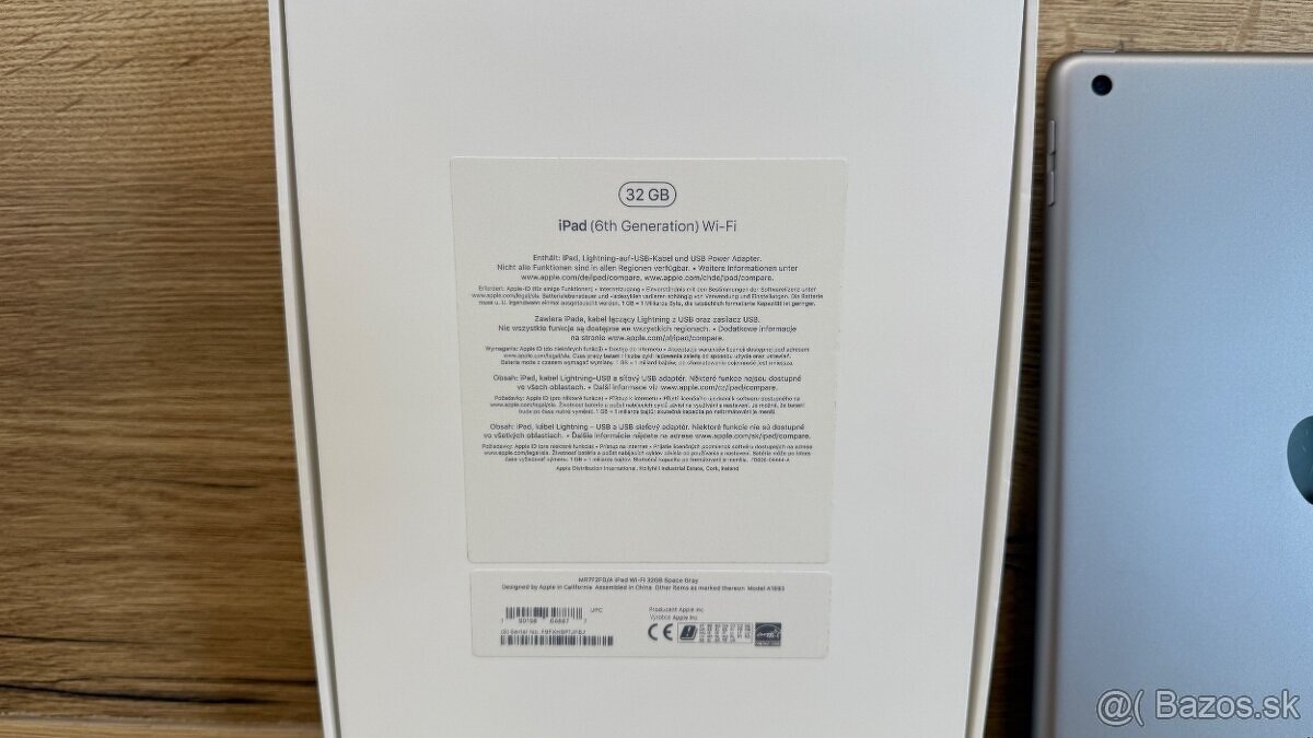 Apple iPad 6 generacia 32GB WiFi Space Gray - 4