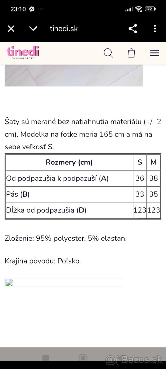 Spoločenské šaty S - 4