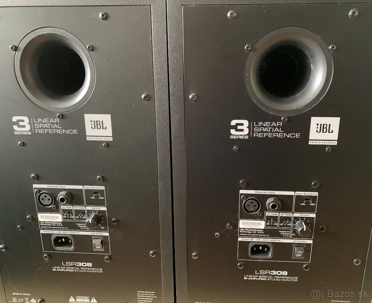 JBL LSR308 - studiove monitory - 2 ks - 4
