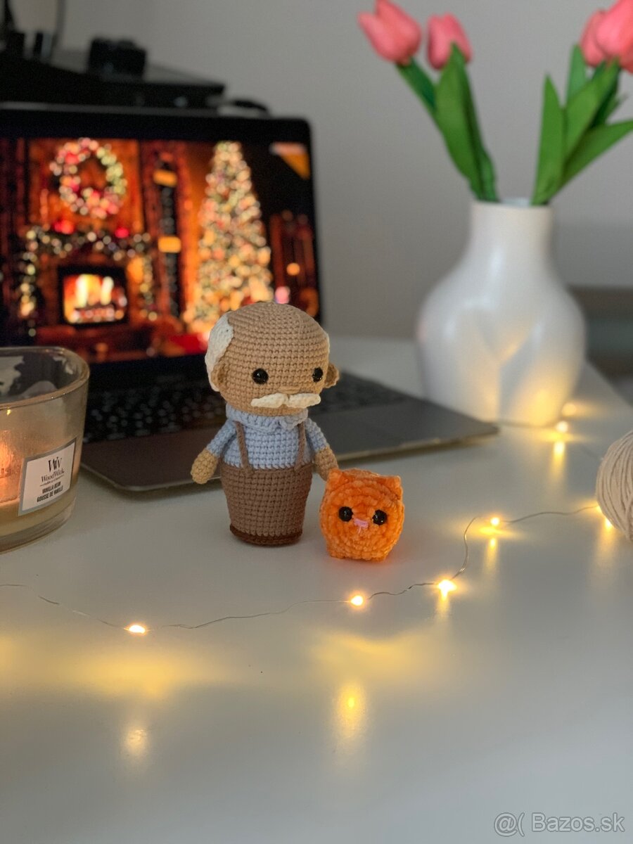 Ručne háčkovaná babička a deduško - 4