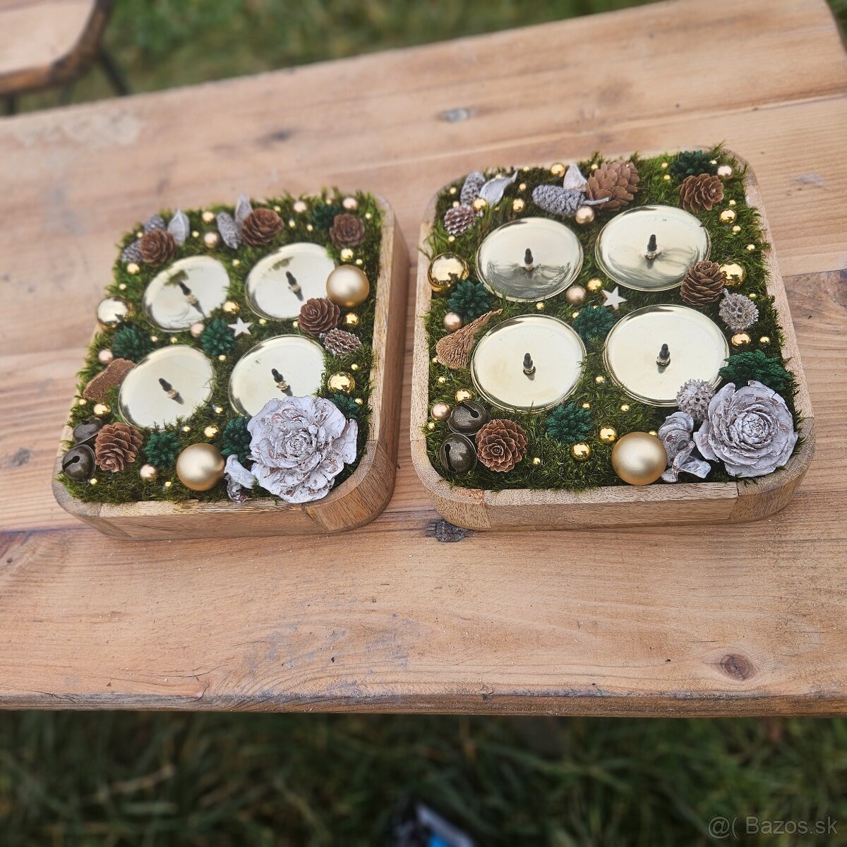 Adventné svietniky a machové obrazy - 4