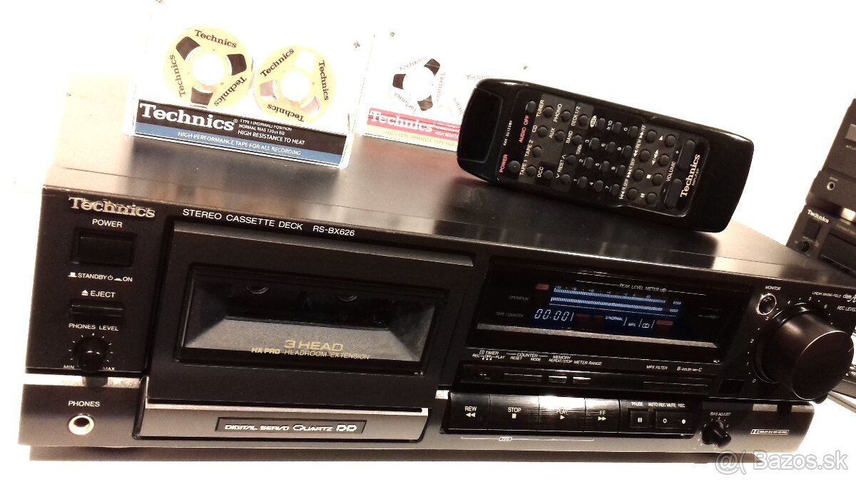 ClassAA spickovy deck 3-hlavy TECHNICS RS-BX626, Japan, AK31 - 4