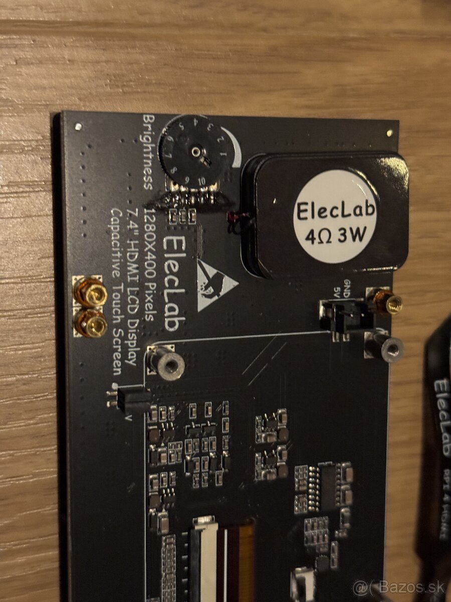 Predám 7.4” HDMI LCD displej ElecLab s dotykom – 1280×400 px - 4