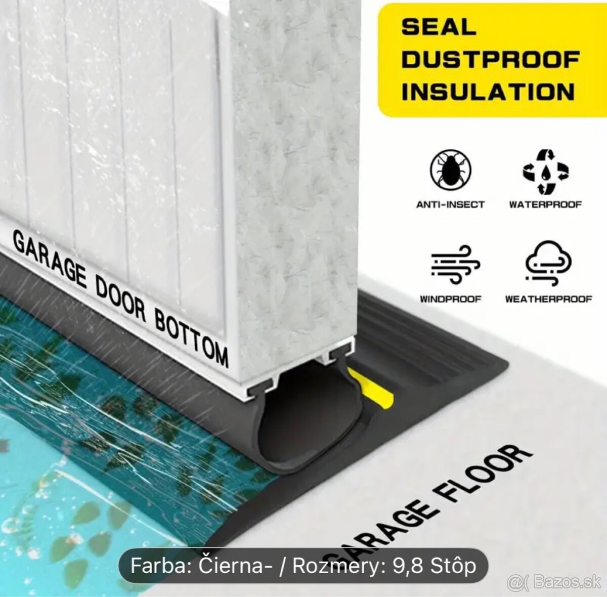 Tesnenie pod garážovú bránu - 4