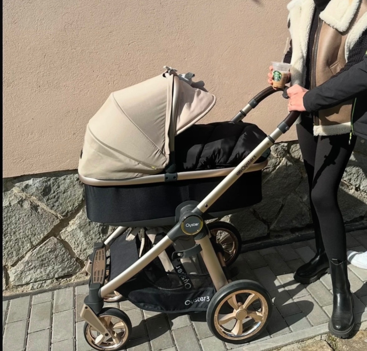 Predam kočík po 1 dietati - Oyster 3 Champagne - 4