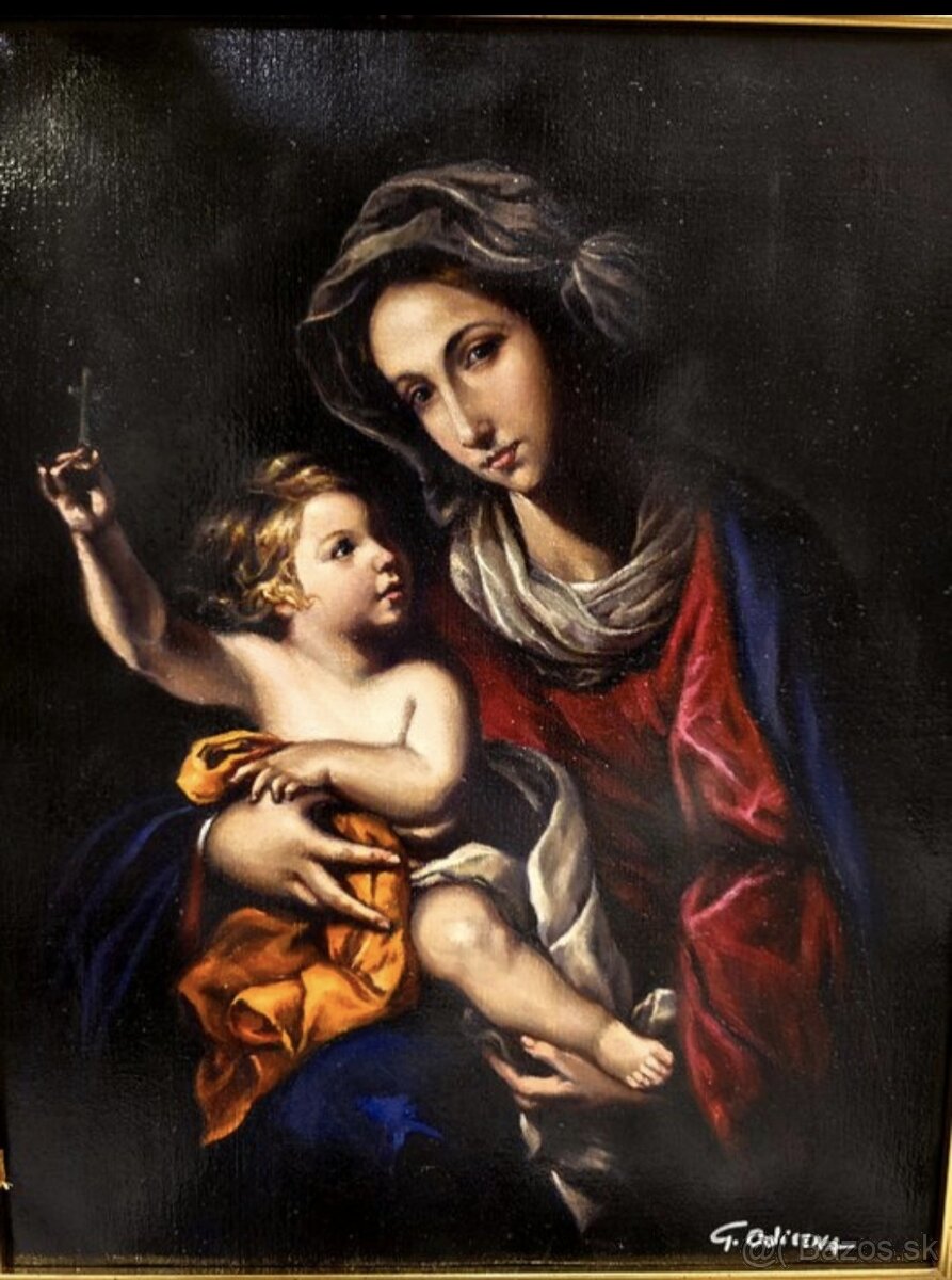 Giuseppe Odierna – Madona s dieťaťom, certifikát - 4