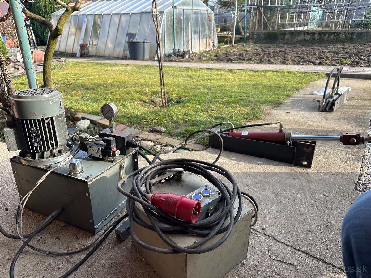 hydraulicka jednotka + 2x hydraulicky valec - 4
