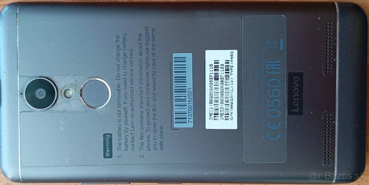 Ponúkam Lenovo mobil K6 - 4