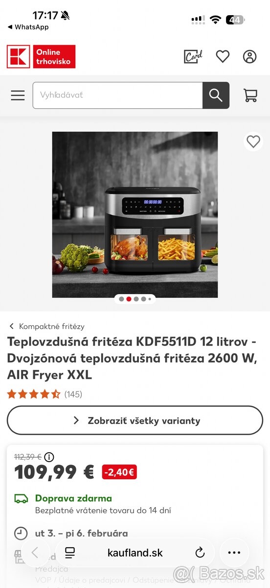 Teplovzdušná fritéza - 4