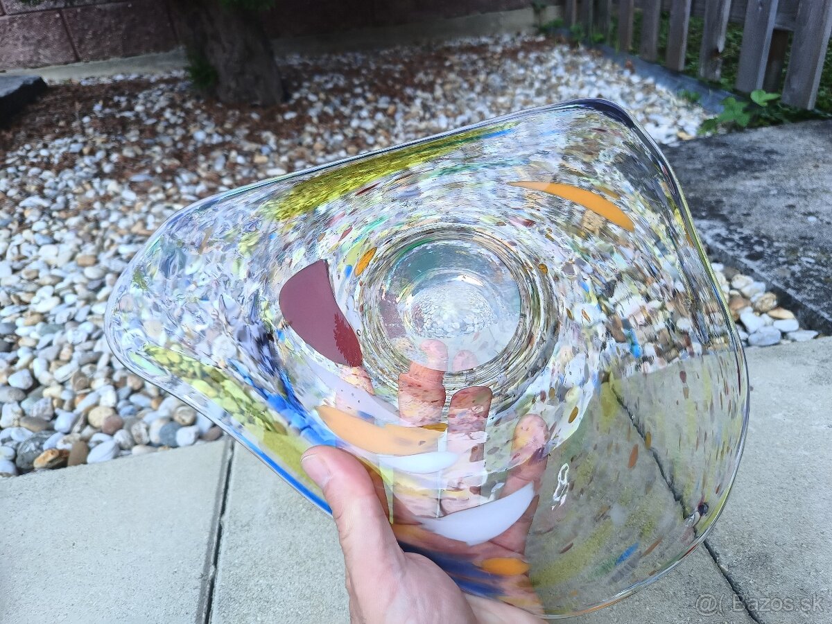 sklená misa - hutné sklo kolorované - 4