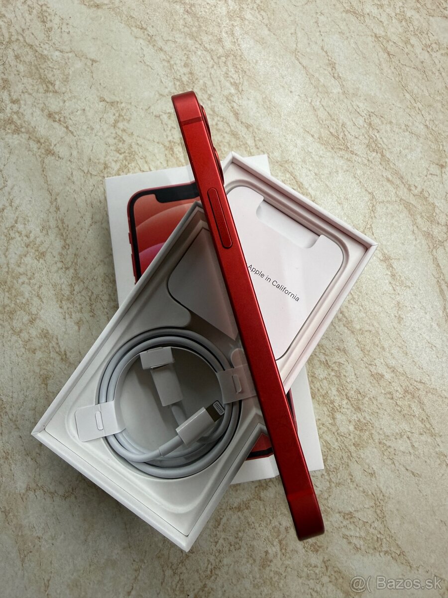 I Phone 12 mini 64gb Red 100%baterka - 4