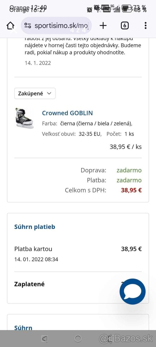 Korčule na ľad 32-35 - 4