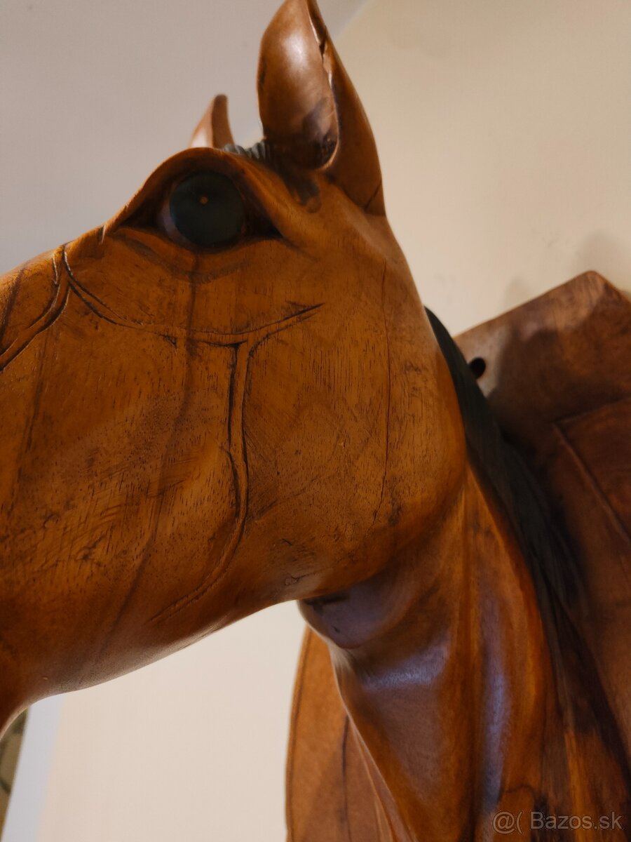 Drevený záves konskej hlavy - 4