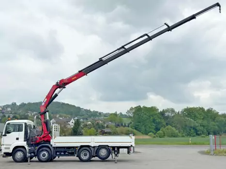 MAN TGS 35.440 8x4, valník s hydraulickou rukou - 4