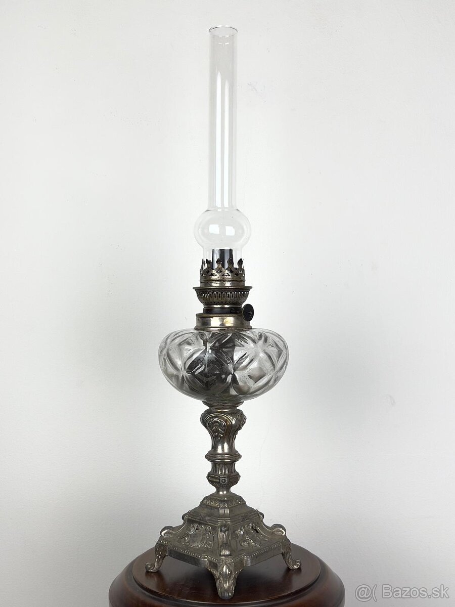 Stolova petrolejka s kovu - 4