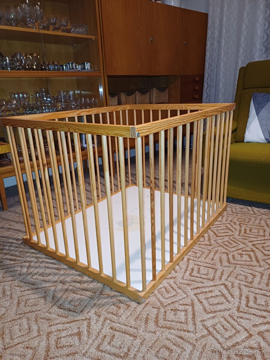 Detská drevená ohrádka - 4