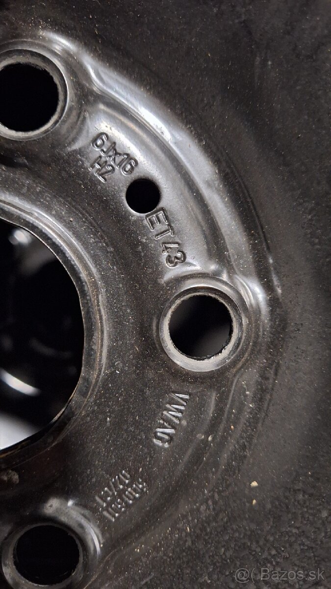 Zimne 215/60r16 Bridgestone+plechove disky - 4