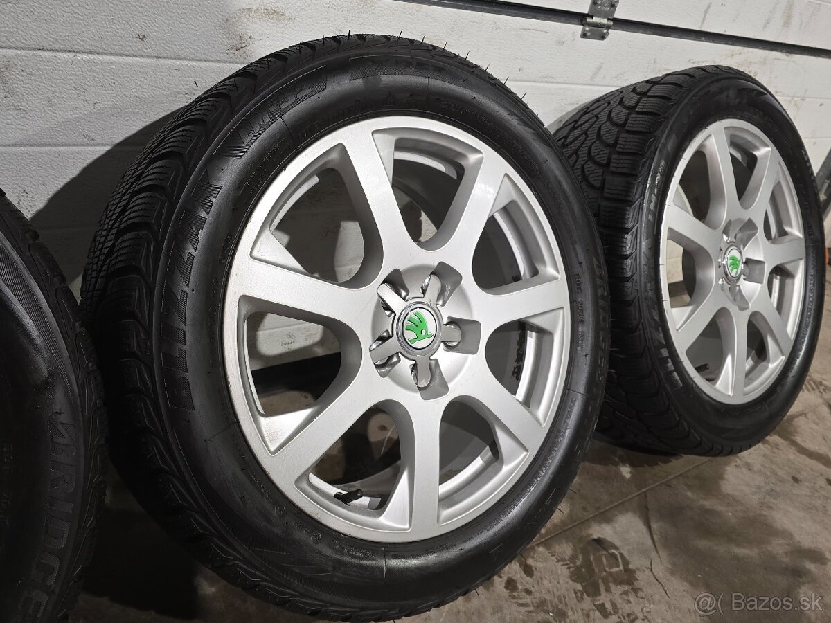 Zimná Sada AUDI/ŠKODA 5x112+Bridgestone 225/50 R17 - 4