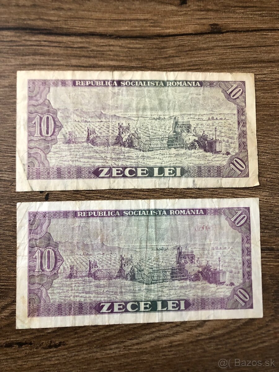 Bankovky RUMUNSKO/SLOVINSKO - 4
