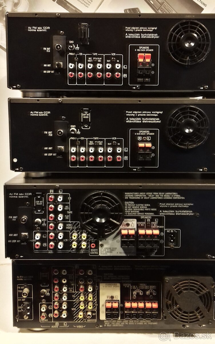 SERIA receiver TECHNICS + RDS, vyber DO, anteny AM/FM = Re2 - 4