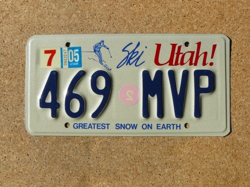 USA SPZ, 4x Utah originál... - 4