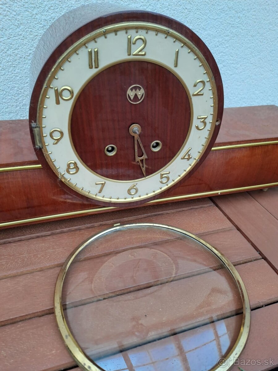 Predám nemecké krbové hodiny Weimar - 4