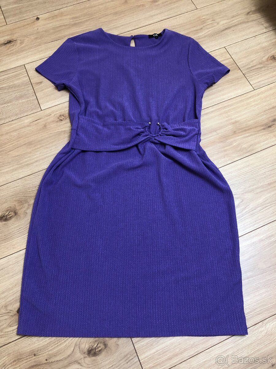Krásne fialové (levandulové) šaty - 4