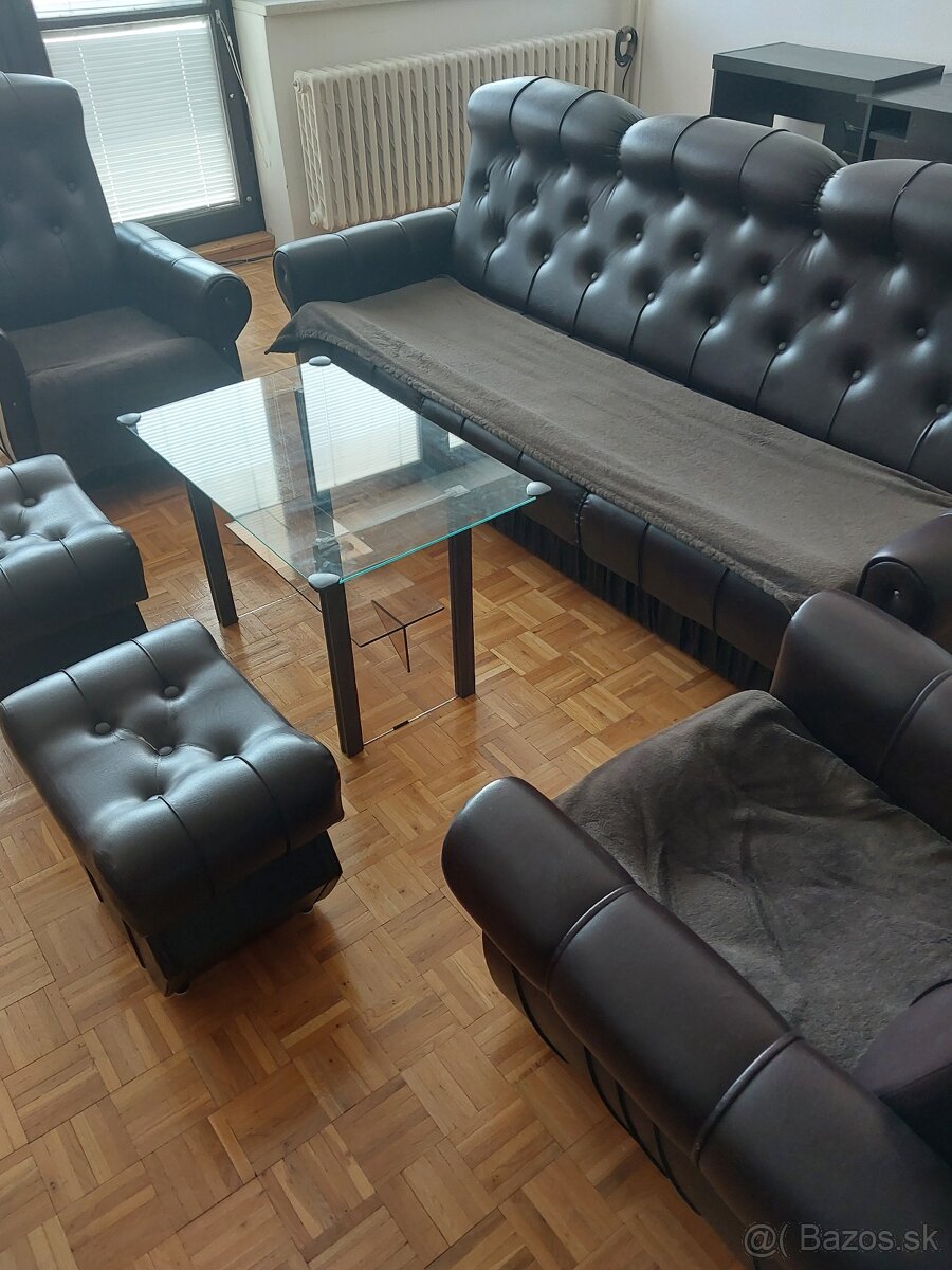 Predám gauč, 2ks kresla, 2ks taburetka, AJ DOVEZIEM - 4