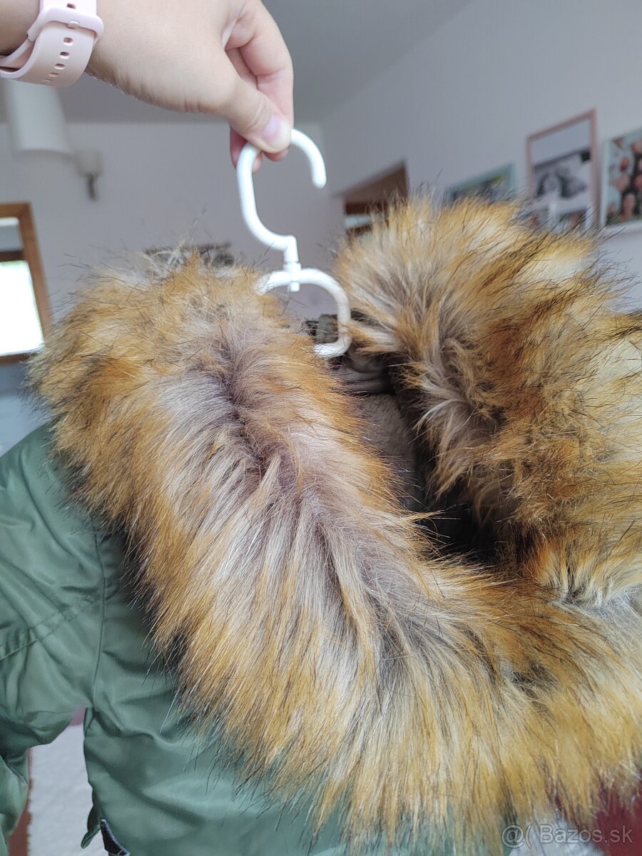 Zimná bunda s kožušinou v.1,5 - 2 r. - 4