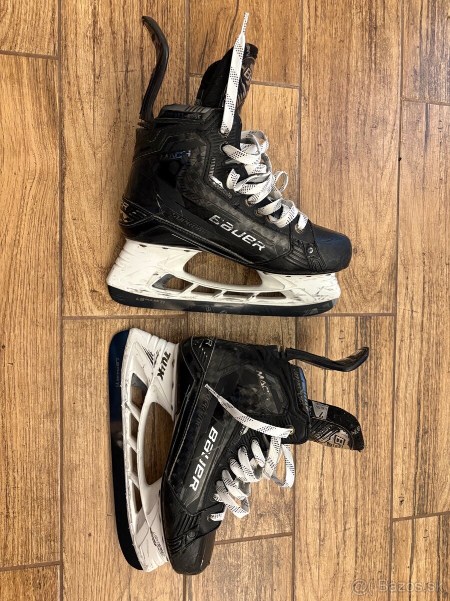 Predám hokejové korčule Bauer Mach veľ. 7, Fit 2 - 4