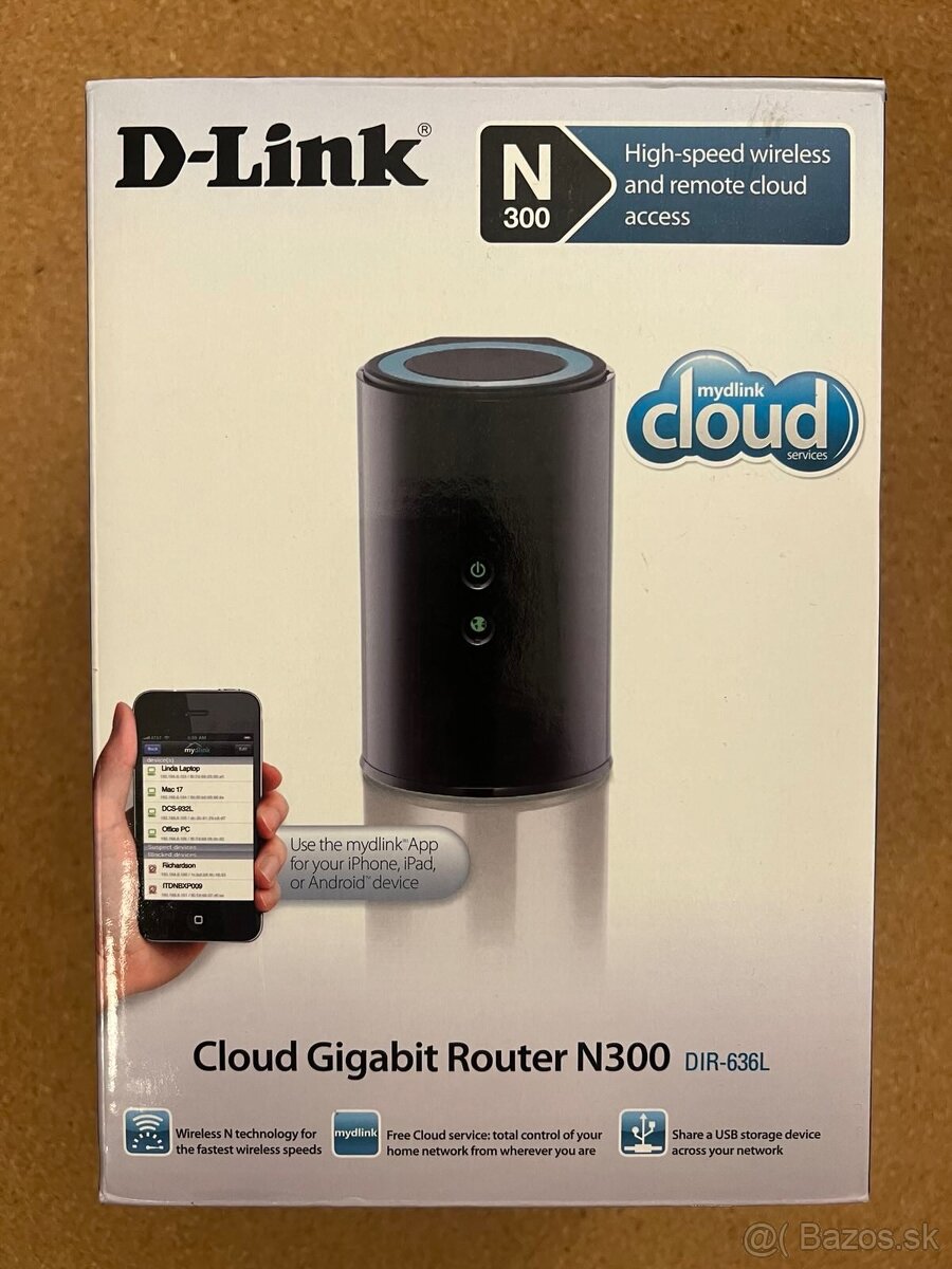 Predám Wi-Fi router D-Link Cloud Gigabit Router N300 - 4